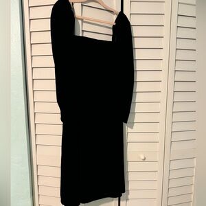 NWT Antonio Melani Black Velvet Formal Dress Size 4